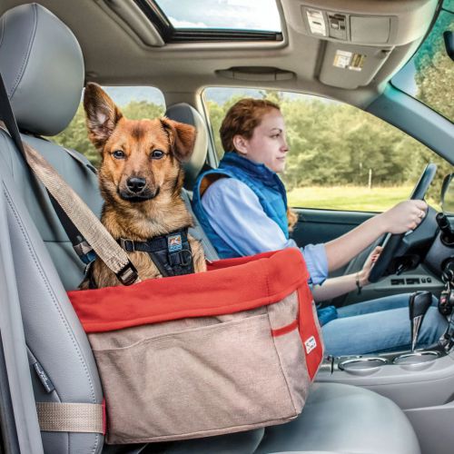 Kurgo Samochodowe siedzisko dla psa Heather, czerwono-brązowe