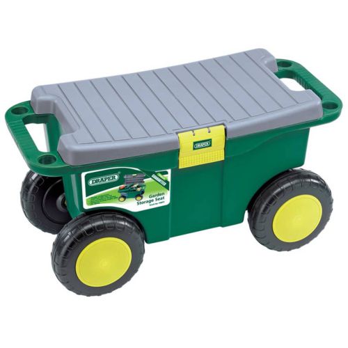 Draper Tools Ogrodowy wózek na narzędzia z siedzeniem, zielony, 60852