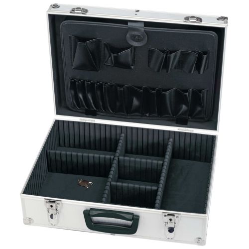 Draper Tools Aluminiowa walizka na narzędzia, 33x46x15 cm, czarna
