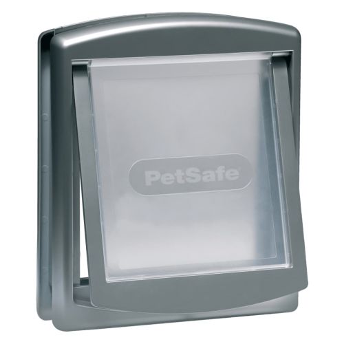 PetSafe Drzwi dla psa 757, średnie, 26,7x22,8 cm, srebrne, 5022