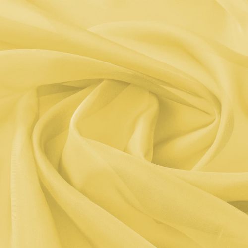 vidaXL Tkanina woal 1,45 x 20 m, żółta