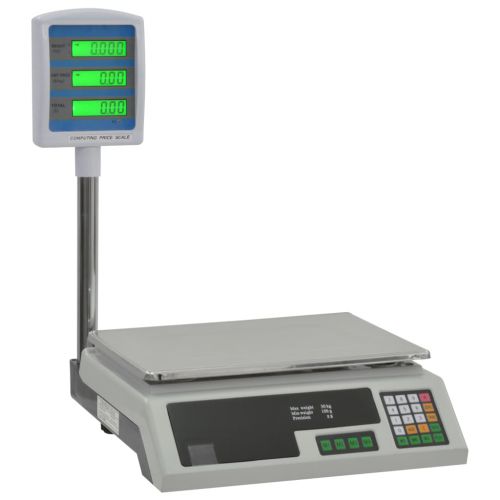 vidaXL Elektroniczna waga z wyświetlaczem LCD, 30 kg