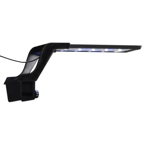 vidaXL Lampa LED do akwarium, z zaciskiem, 25-45 cm, niebiesko-biała