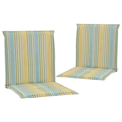 vidaXL Poduszki na krzesła ogrodowe, 2 szt., kolorowe, 100x50x3 cm