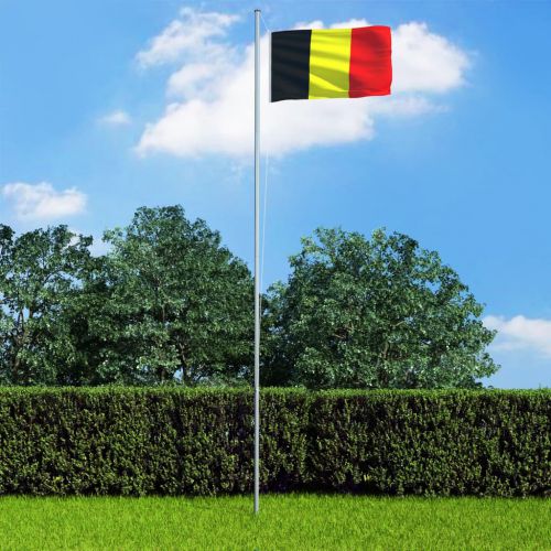 vidaXL Flaga Belgii, 90x150 cm