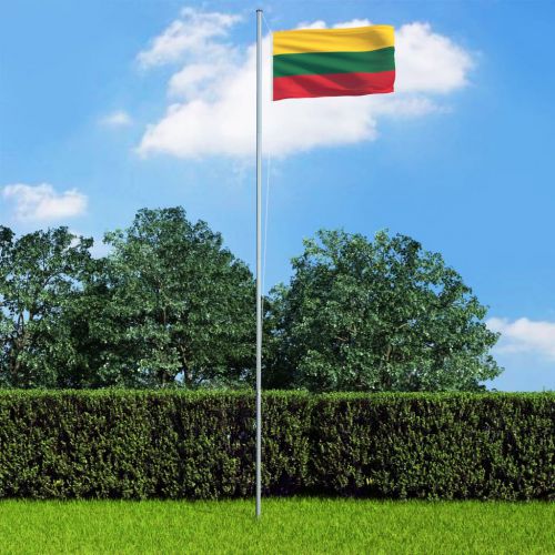 vidaXL Flaga Litwy, 90 x 150 cm