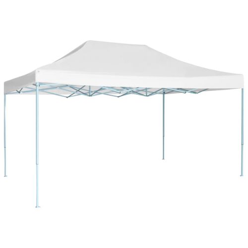 vidaXL Rozkładany namiot imprezowy, 3 x 4,5 m, biały