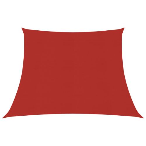 vidaXL Żagiel przeciwsłoneczny, 160 g/m², czerwony, 4/5x3 m, HDPE