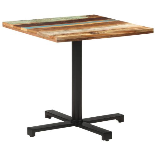 vidaXL Kwadratowy stolik bistro, 80x80x75 cm, lite drewno z odzysku