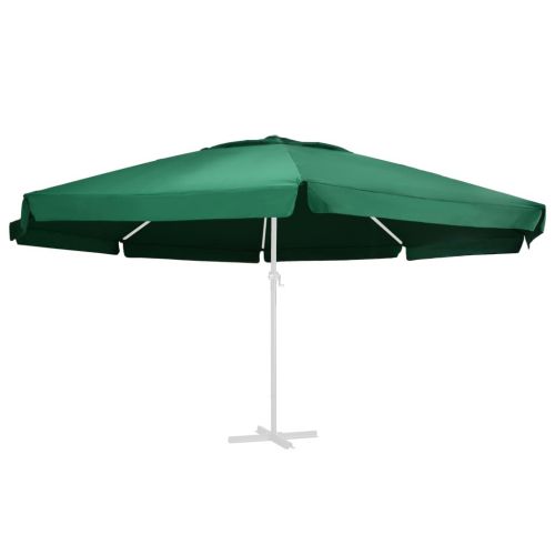 vidaXL Pokrycie do parasola ogrodowego, zielone, 600 cm