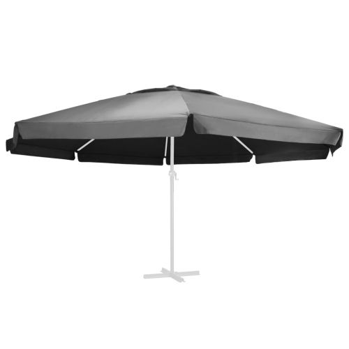 vidaXL Pokrycie do parasola ogrodowego, antracytowe, 600 cm