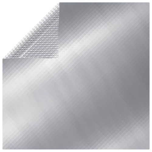 vidaXL Pokrywa na basen, srebrna, 260x160 cm, PE