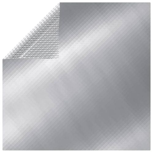 vidaXL Prostokątna pokrywa na basen, 1000 x 600 cm, PE, srebrna