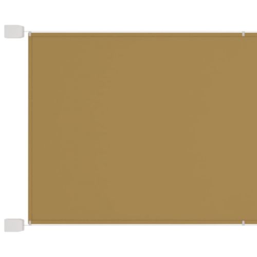 vidaXL Markiza pionowa, beżowa, 60x600 cm, tkanina Oxford