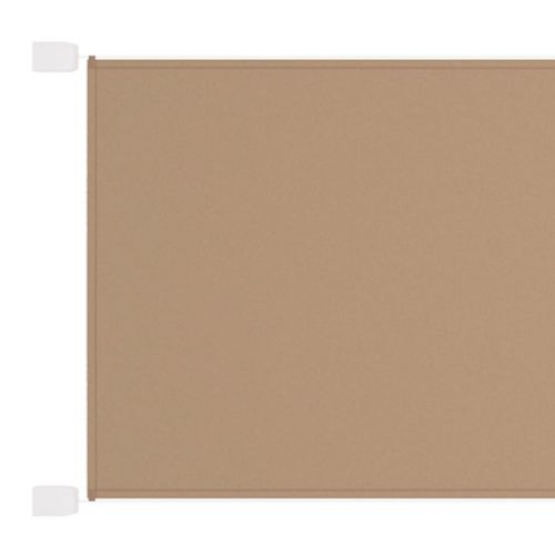 vidaXL Markiza pionowa, kolor taupe, 60x1200 cm, tkanina Oxford