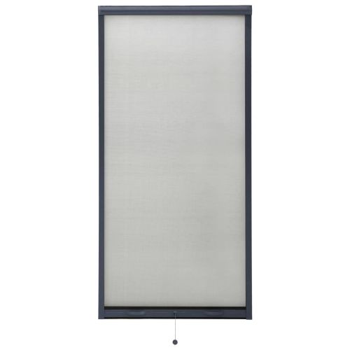 vidaXL Rolowana moskitiera okienna, antracytowa, 80x170 cm
