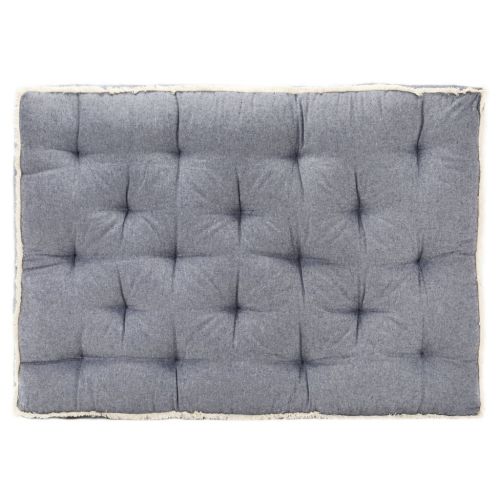 vidaXL Poduszka na sofę z palet, niebieska, 120x80x10 cm