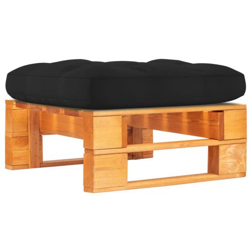 vidaXL Ogrodowy stołek z palet, impregnowane na miodowo drewno sosnowe