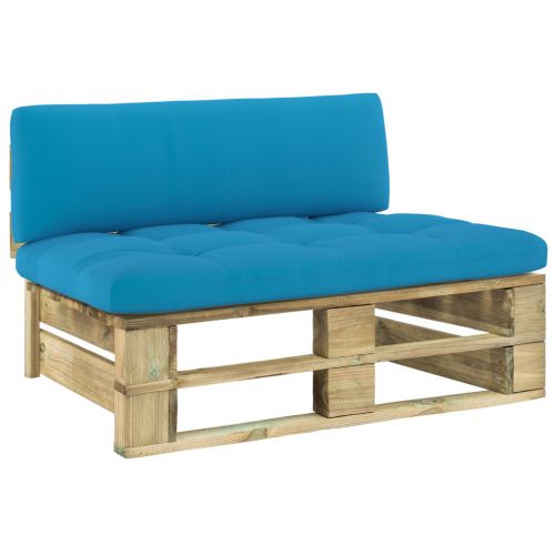 vidaXL Ogrodowe sofa środkowa z palet, impregnowane drewno sosnowe