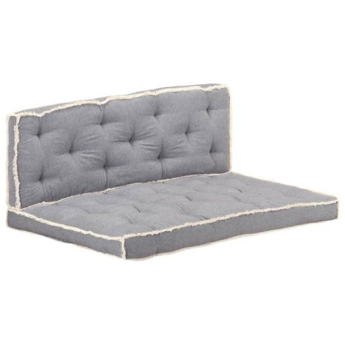 vidaXL 2-częściowa poduszka na sofę z palet, antracytowa