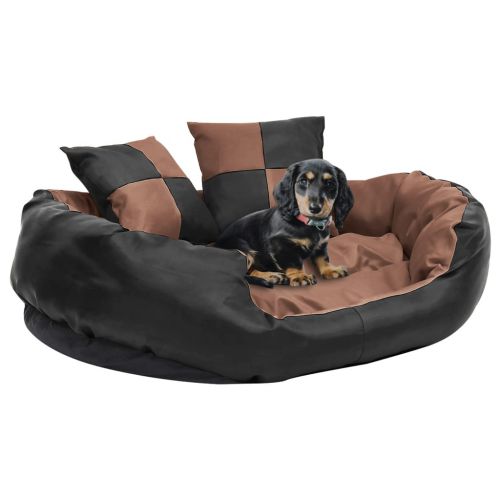 vidaXL Dwustronna poduszka dla psa, możliwość prania, 85x70x20 cm