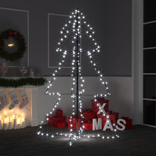 vidaXL Ozdoba świąteczna w kształcie choinki, 200 LED, 98x150 cm
