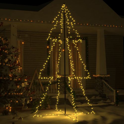 vidaXL Ozdoba świąteczna w kształcie choinki, 300 LED, 120x220 cm
