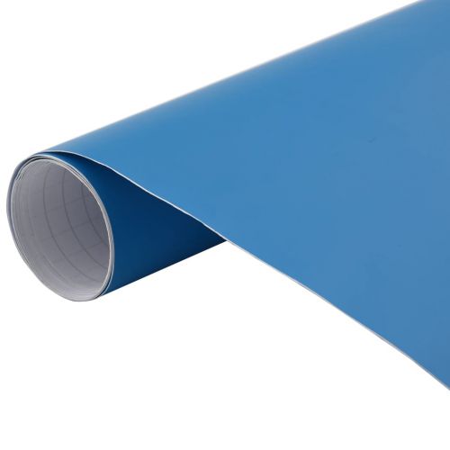 vidaXL Folie samochodowe, 2 szt., matowe niebieskie, 100x150+50x150 cm