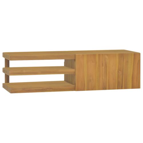 vidaXL Ścienna szafka łazienkowa, 110x40x30 cm, lite drewno tekowe