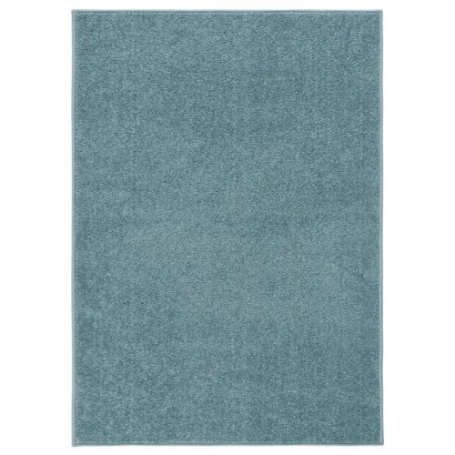 vidaXL Dywan z krótkim runem, 240 x 340 cm, niebieski
