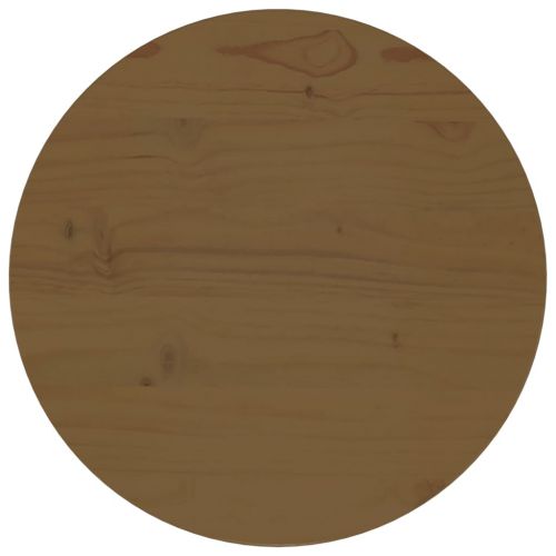 vidaXL Blat stołu, brązowy, Ø40x2,5 cm, lite drewno sosnowe