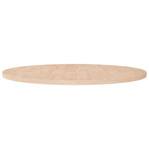 vidaXL Okrągły blat do stolika, Ø90x2,5 cm, surowe drewno dębowe