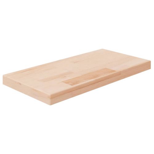 vidaXL Półka, 40x20x2,5 cm, surowe lite drewno dębowe