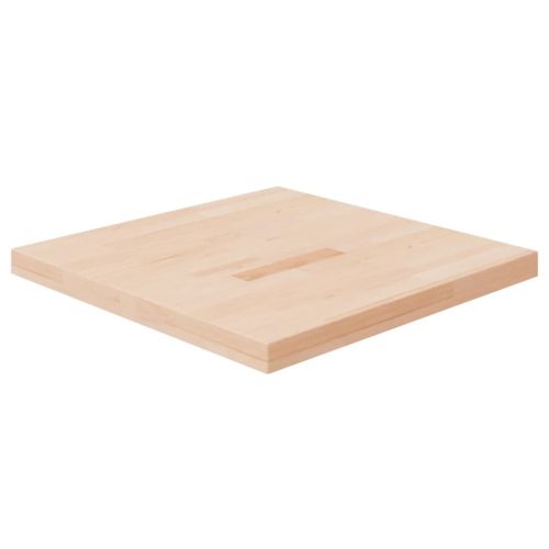 vidaXL Kwadratowy blat do stolika, 60x60x4 cm, surowe drewno dębowe