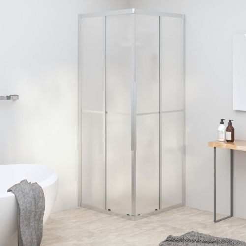 vidaXL Kabina prysznicowa, mrożone szkło ESG, 70 x 70 x 180 cm