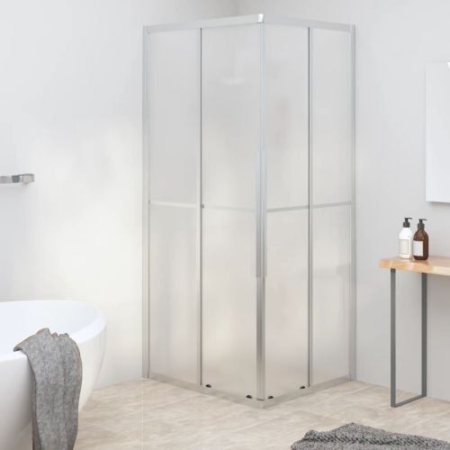 vidaXL Kabina prysznicowa, mrożone szkło ESG, 80x70x180 cm