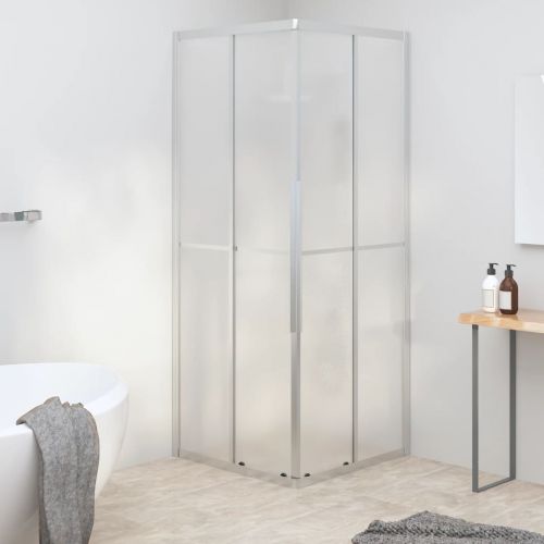 vidaXL Kabina prysznicowa, mrożone szkło ESG, 80x80x180 cm