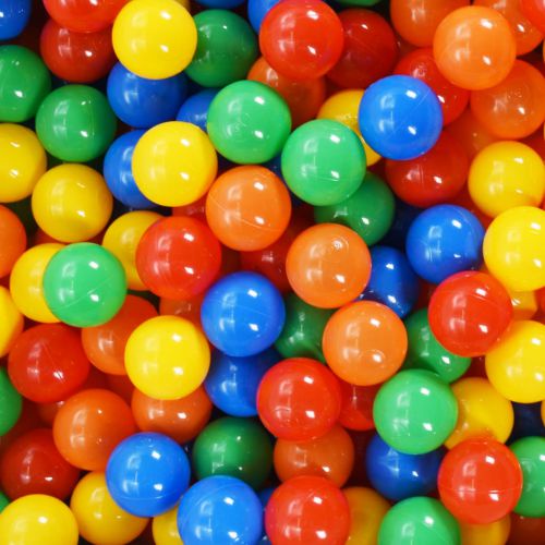 vidaXL Kolorowe piłki do baseniku z piłeczkami, 1000 szt.