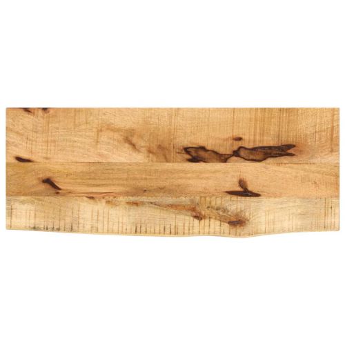 vidaXL Blat stołu, 80x20x2,5cm, naturalna krawędź, surowe drewno mango