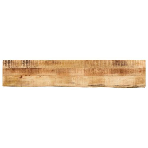 vidaXL Blat stołu, 160x40x2,5 cm, naturalna krawędź, drewno mango