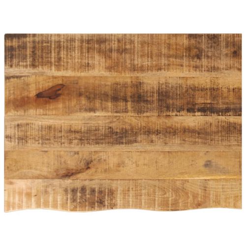 vidaXL Blat stołu, 90x60x2,5cm, naturalna krawędź, surowe drewno mango