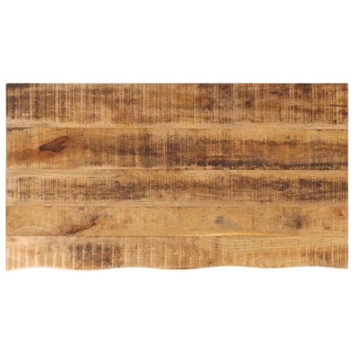 vidaXL Blat stołu, 110x60x2,5cm, naturalna krawędź surowe drewno mango