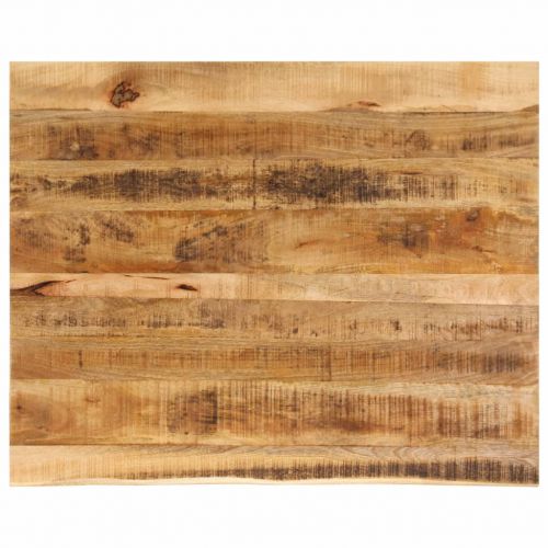 vidaXL Blat stołu, 90x80x2,5cm, naturalna krawędź, surowe drewno mango