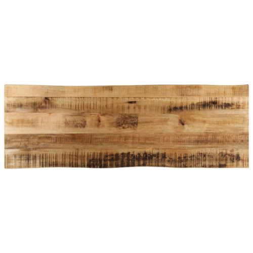 vidaXL Blat stołu z naturalną krawędzią, 120x40x2,5 cm, drewno mango