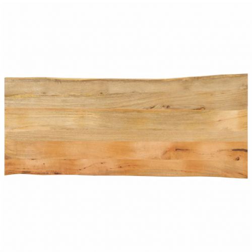 vidaXL Blat stołu, 140x60x2,5 cm, naturalna krawędź, lite drewno mango