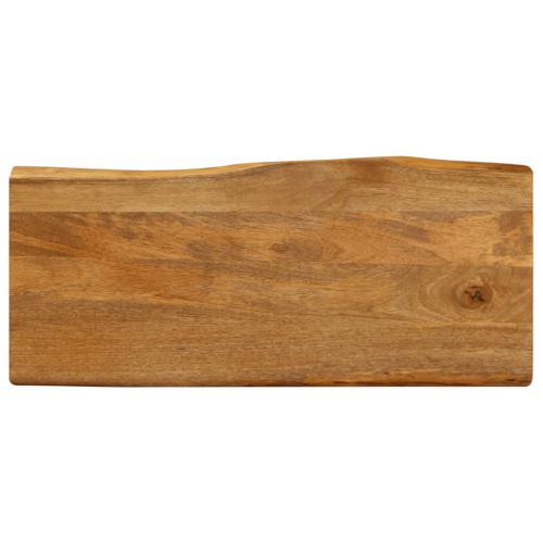 vidaXL Blat stołu, 90x40x2,5 cm, naturalna krawędź, lite drewno mango