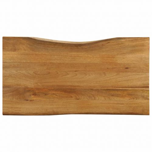 vidaXL Blat stołu, 110x60x2,5 cm, naturalna krawędź, lite drewno mango